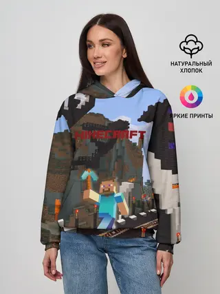 Женское худи / Minecraft