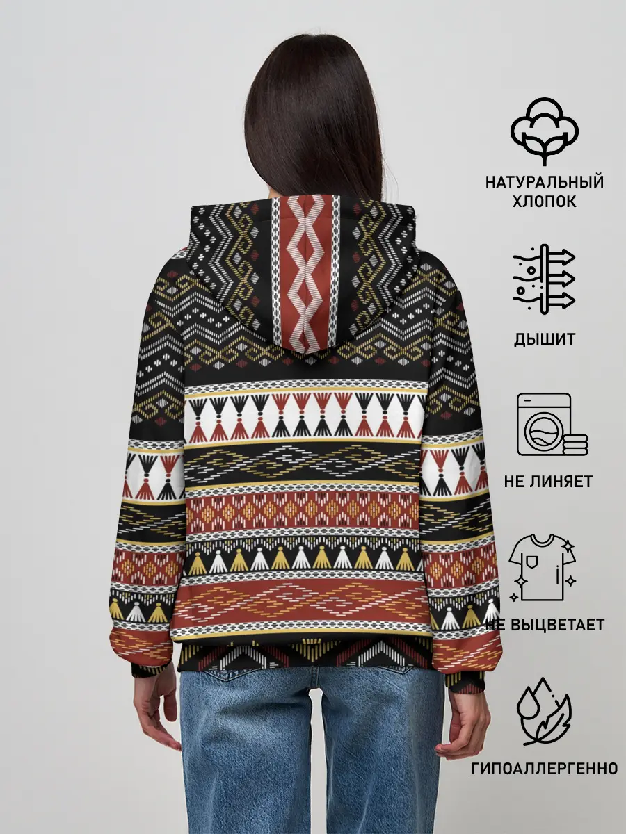 Женское худи / Этническая африка