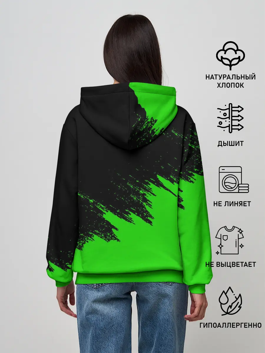 Женское худи / КРАСКА И НИЧЕГО ЛИШНЕГО!