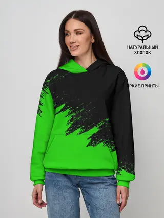 Женское худи / КРАСКА И НИЧЕГО ЛИШНЕГО!