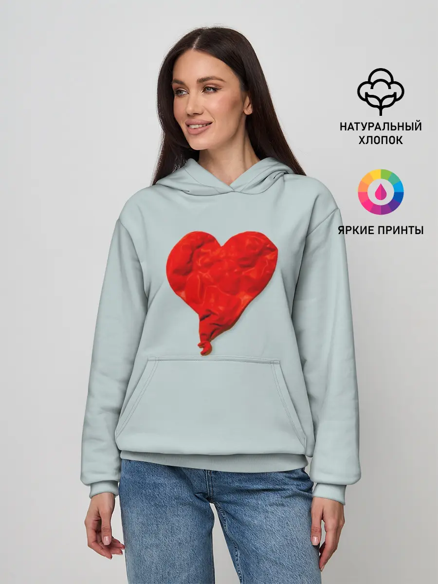 Женское худи / Kanye West Heartbreak