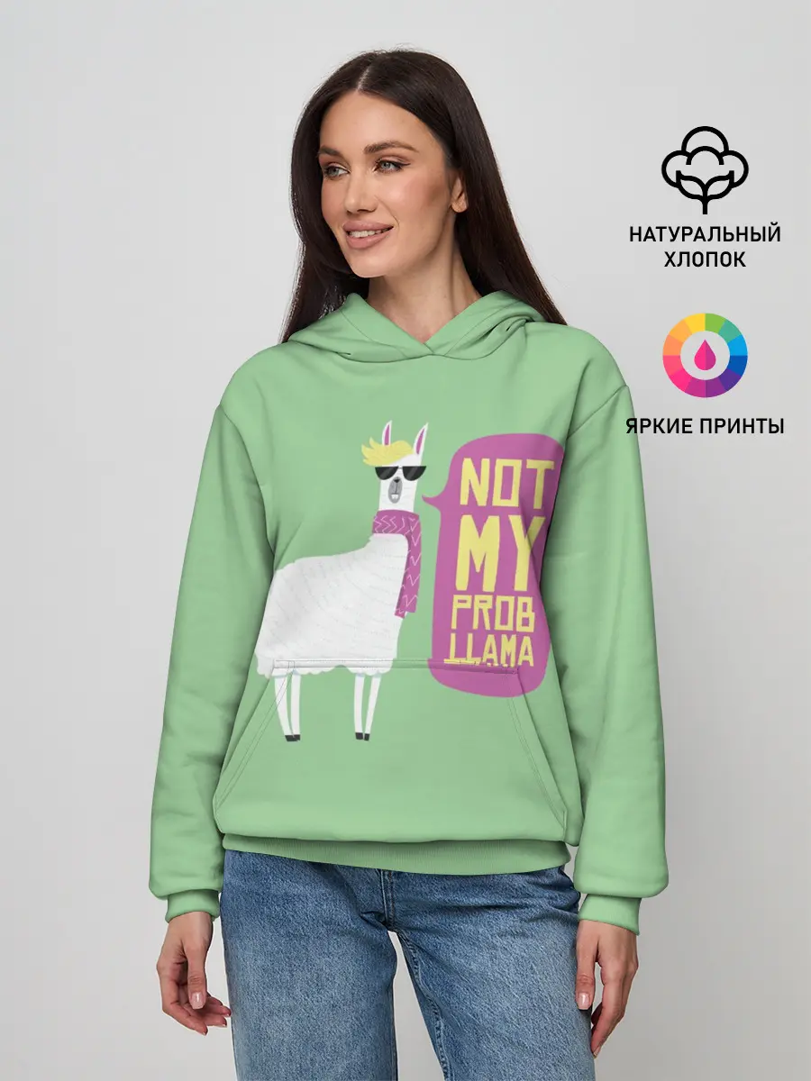 Женское худи / Лама