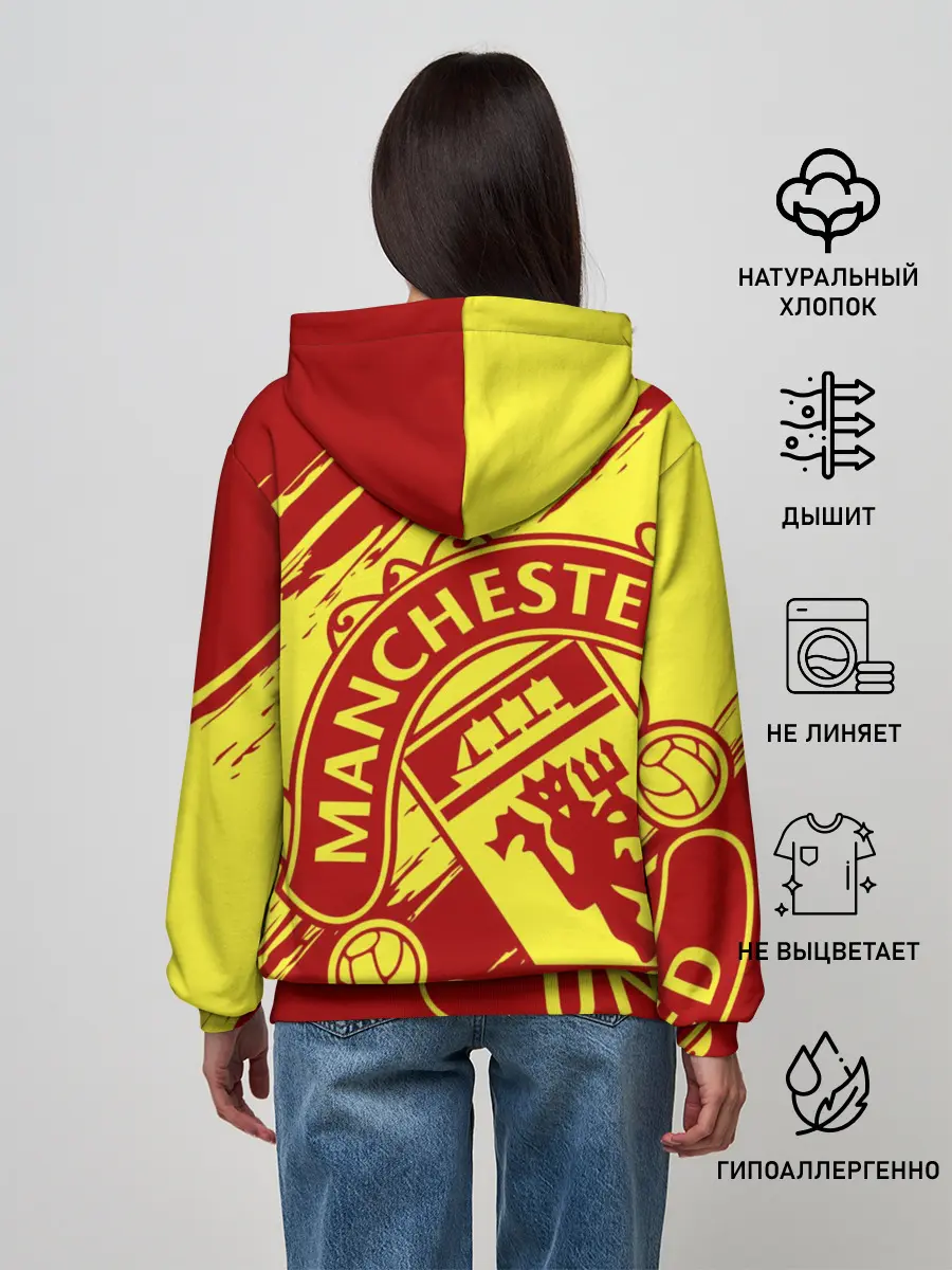 Женское худи / Манчестер Юнайтед