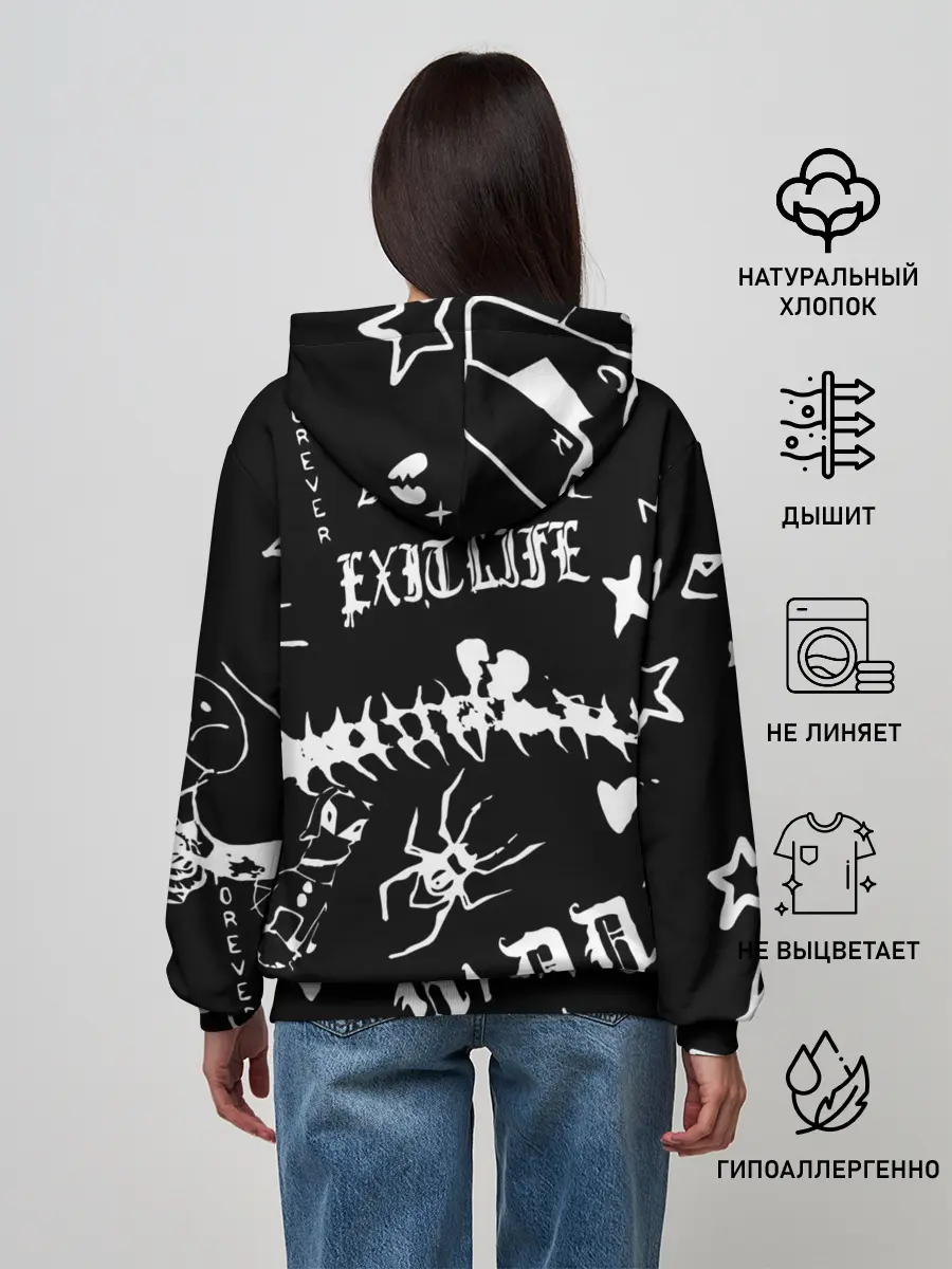 Женское худи / Life is beautiful