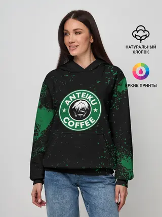 Женское худи / Anteiku coffee sturbucks