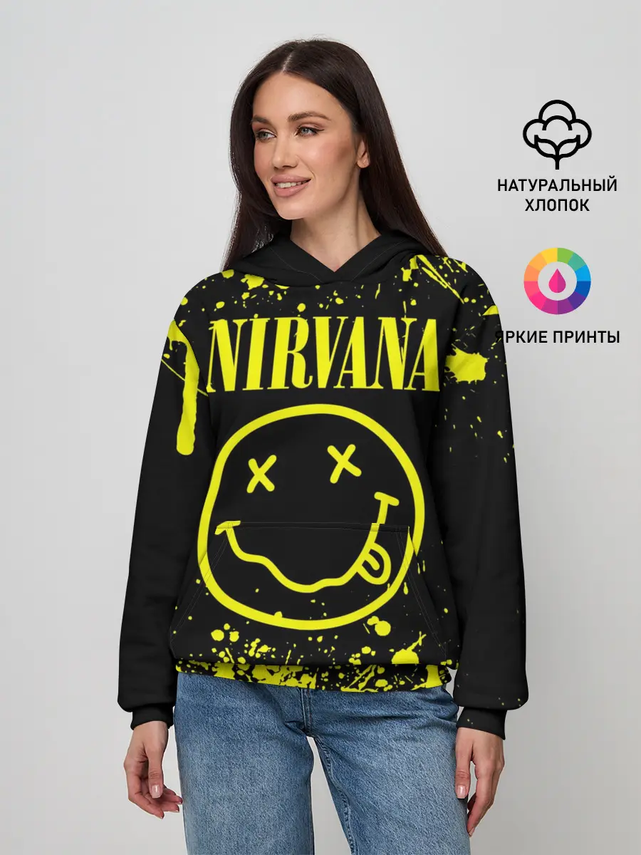 Женское худи / Nirvana