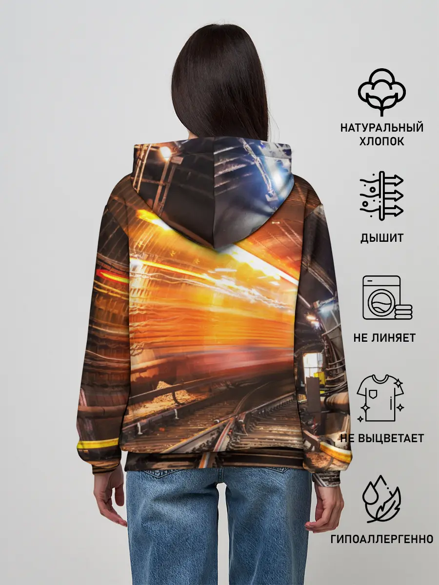 Женское худи / metro exodus