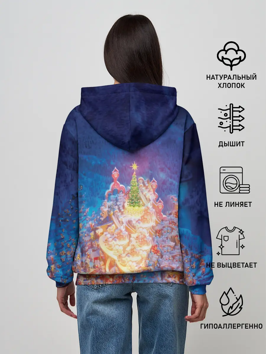 Женское худи / Dr. Seuss The Grinch