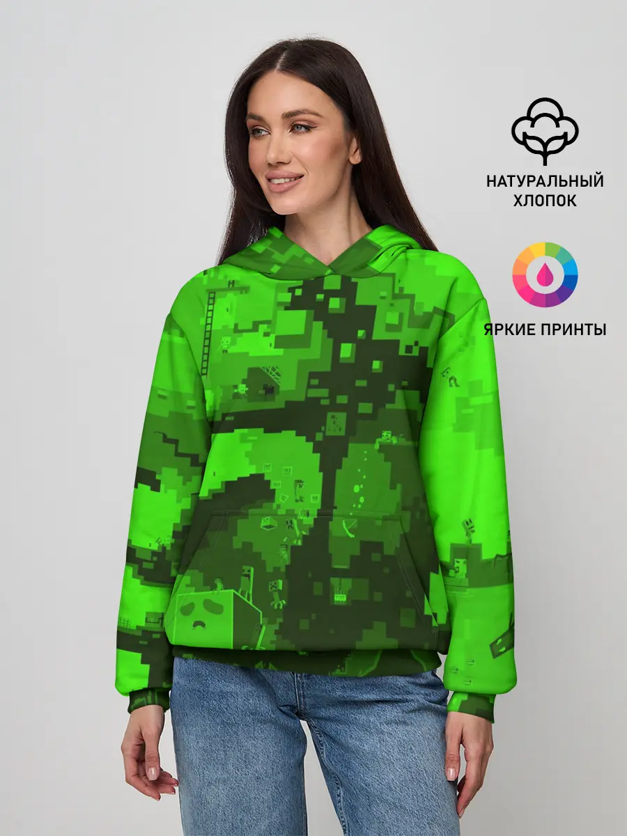 Женское худи / Minecraft