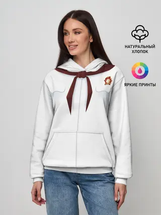 Женское худи / Форма пионера бесконечное лето