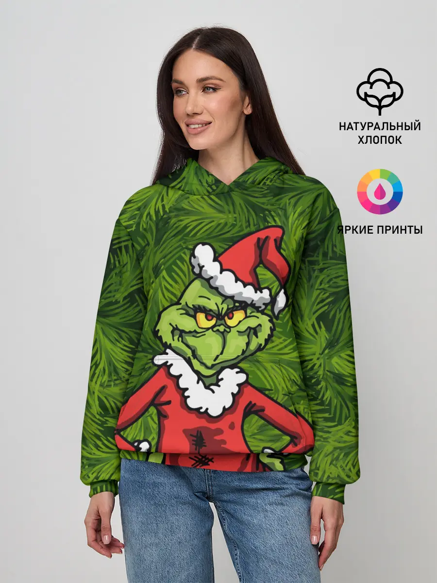Женское худи / Гринч