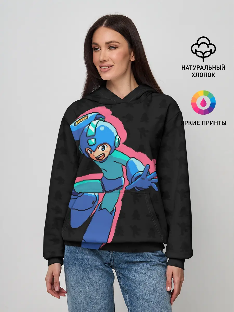 Женское худи / Mega Man