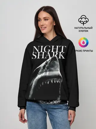 Женское худи / Night shark
