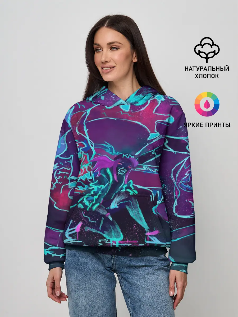 Женское худи / lol kda akali