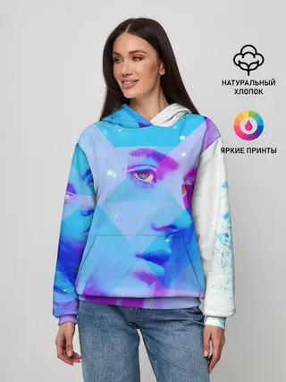 Женское худи / Billie Blue Star