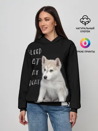 Женское худи / Sleep Eat Play Repeat