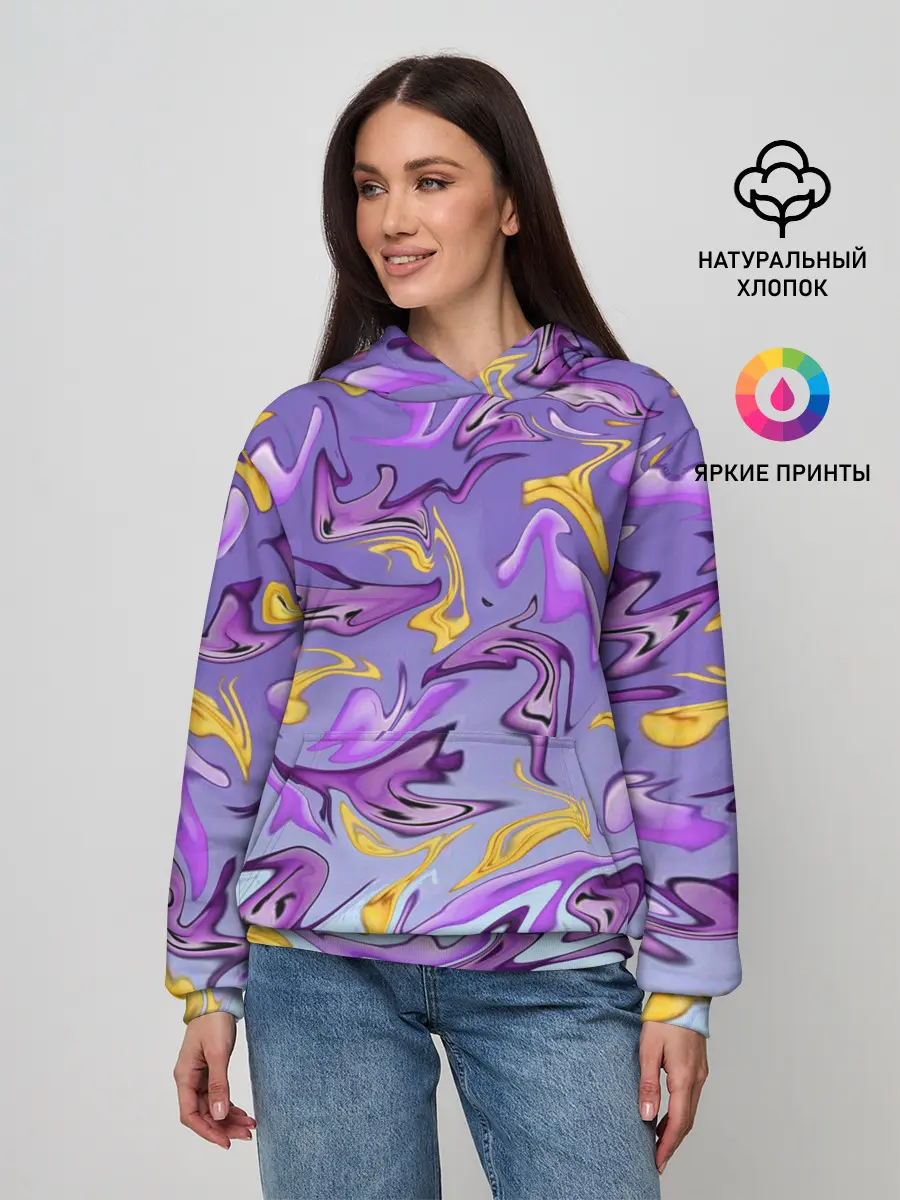 Женское худи / Абстракция