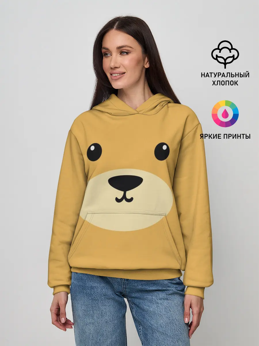 Женское худи / Мишка