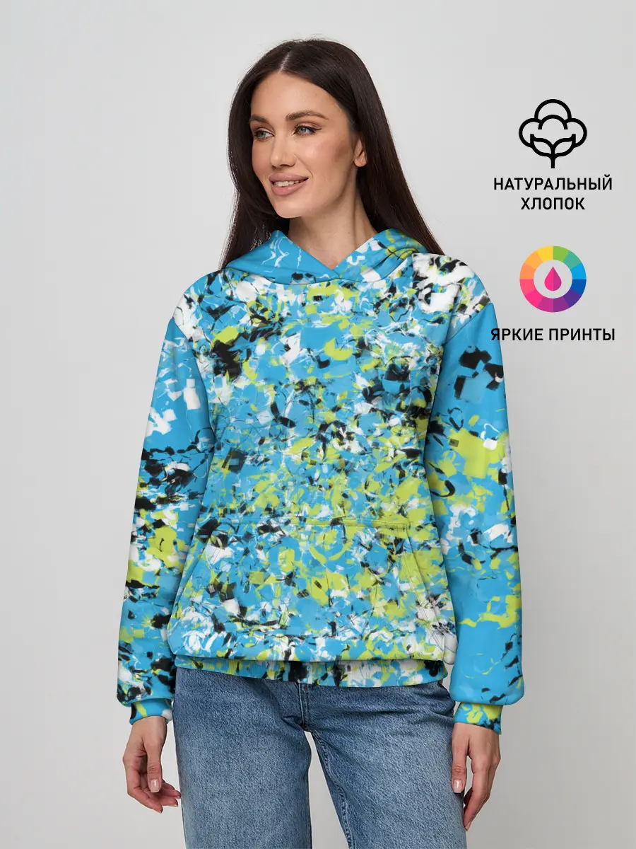 Женское худи / Абстракция