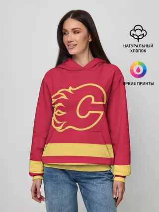 Женское худи / Калгари Флэймз