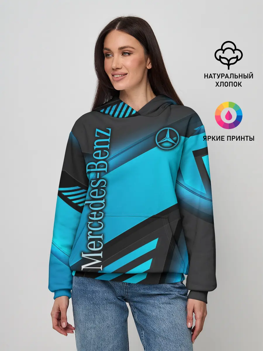 Женское худи / MERCEDES-BENZ | МЭРСЭДЭС
