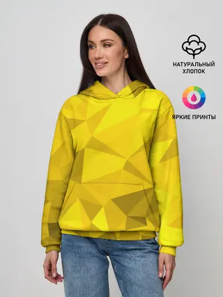 Женское худи / YELLOW ABSTRACT