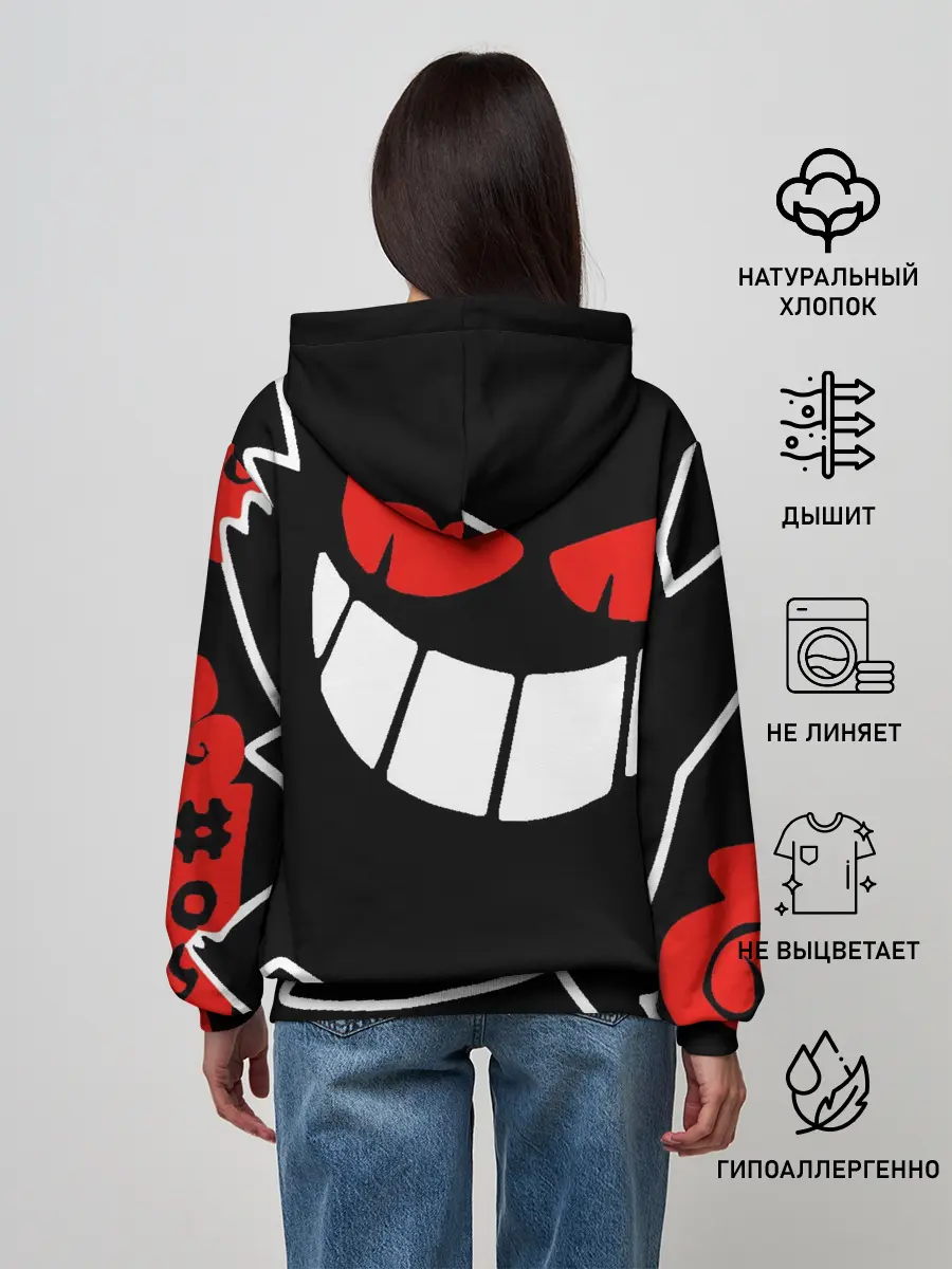 Женское худи / Pokemon Gengar Генгар
