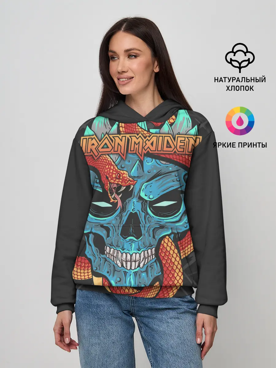 Женское худи / Iron Maiden