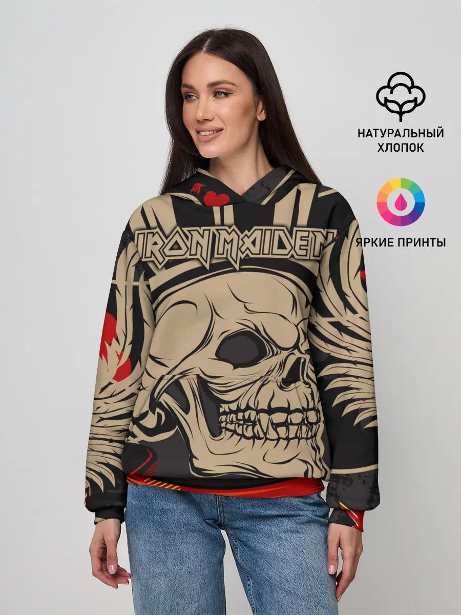 Женское худи / Iron Maiden