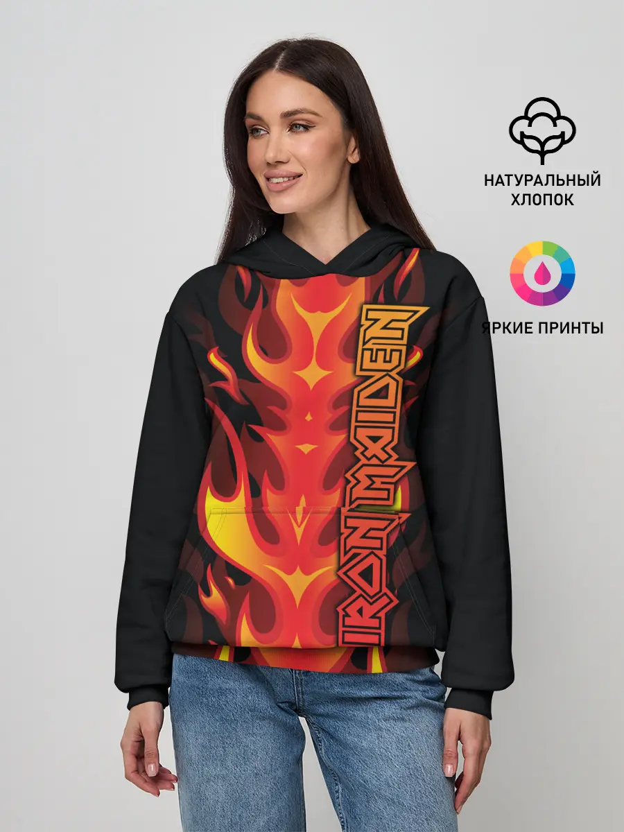 Женское худи / Iron Maiden