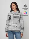 Женское худи / Газета Newspaper