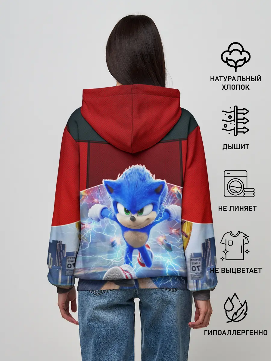 Женское худи / Соник 2020