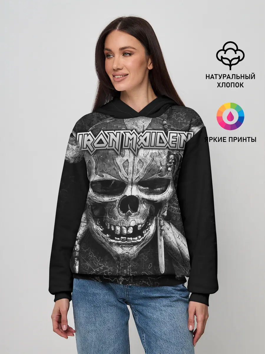 Женское худи / IRON MAIDEN | АЙРОН МАЙДЕН