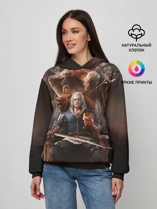 Женское худи / КРОВЬ И ВЕДЬМАК