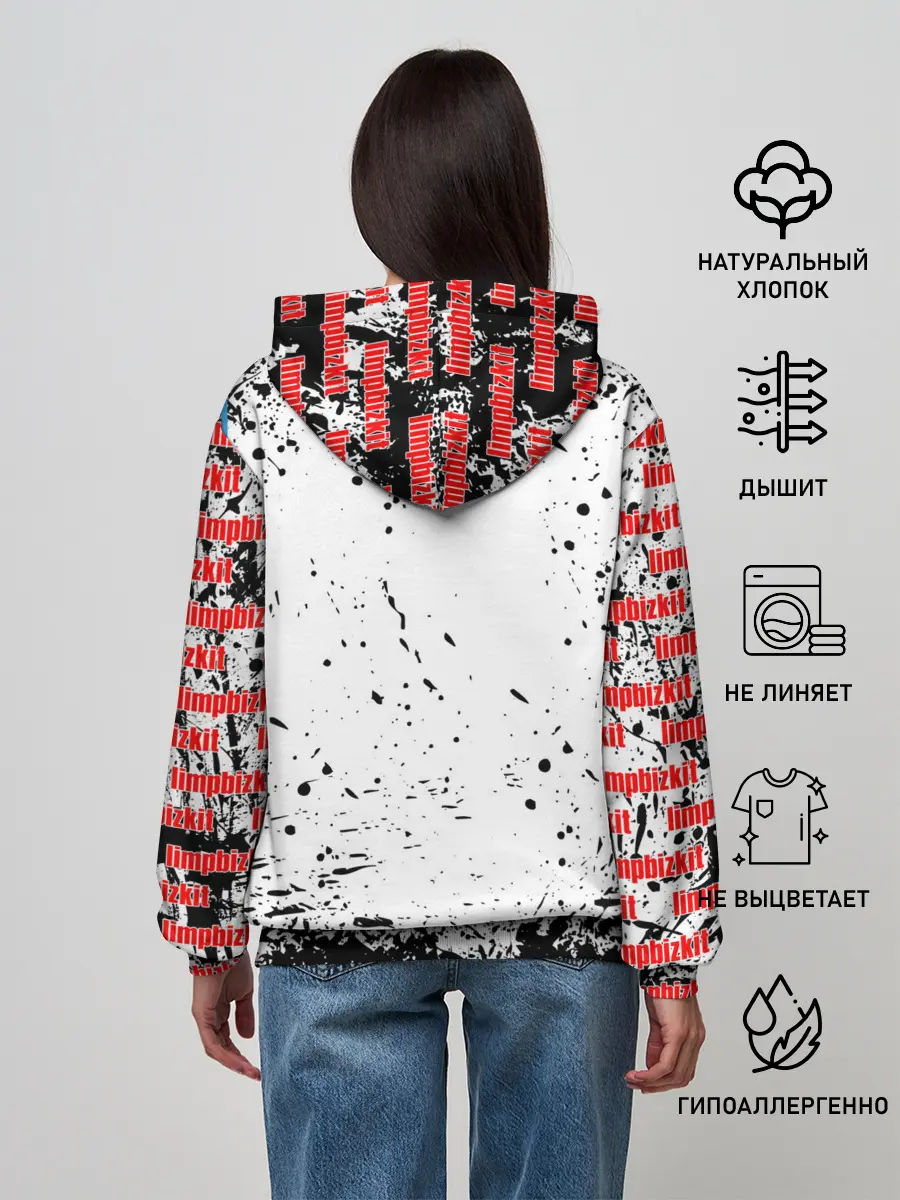 Женское худи / LIMP BIZKIT | ЛИМП БИЗКИТ