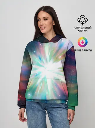 Женское худи / Космическая вспышка