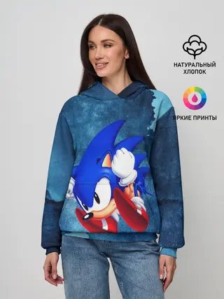 Женское худи / sonic