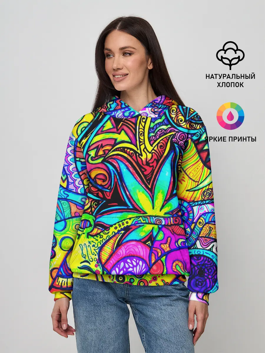 Женское худи / PSY ABSTRACTION