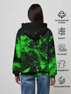 Женское худи / Зелёная краска