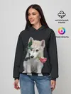 Женское худи / Щенок в подарок