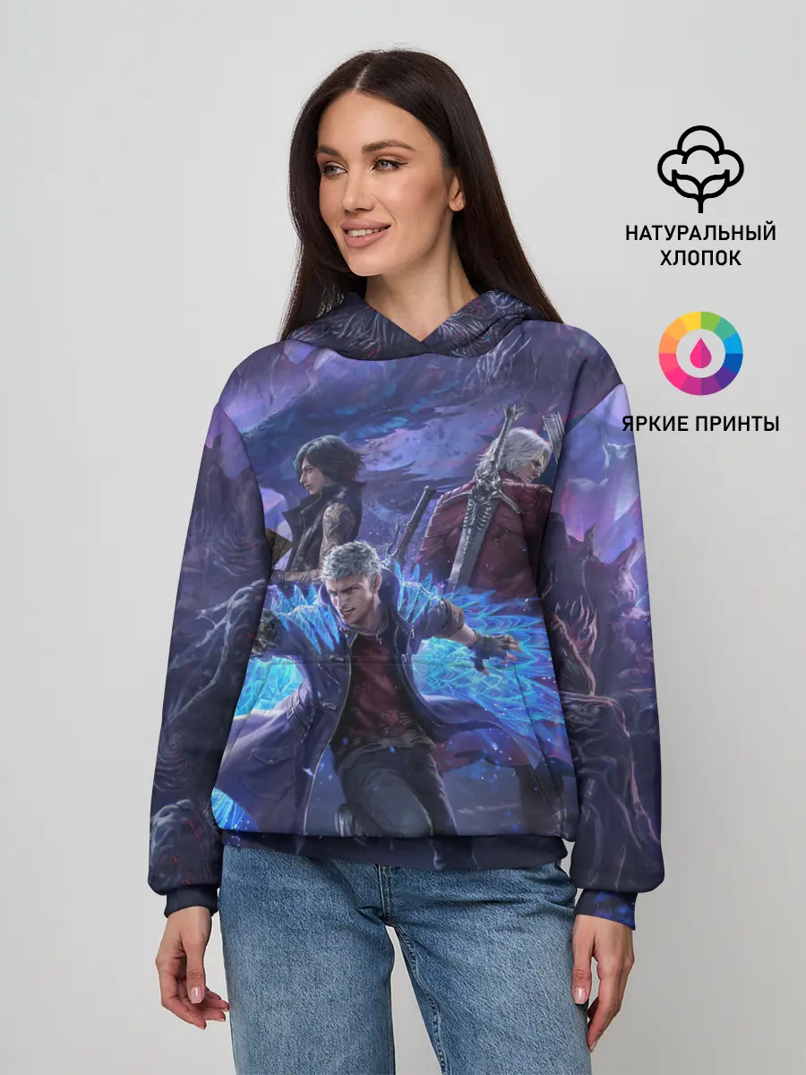 Женское худи / DEVIL MAY CRY | ДЕВИЛ МАЙ КРАЙ