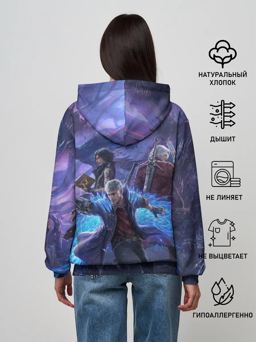 Женское худи / DEVIL MAY CRY | ДЕВИЛ МАЙ КРАЙ