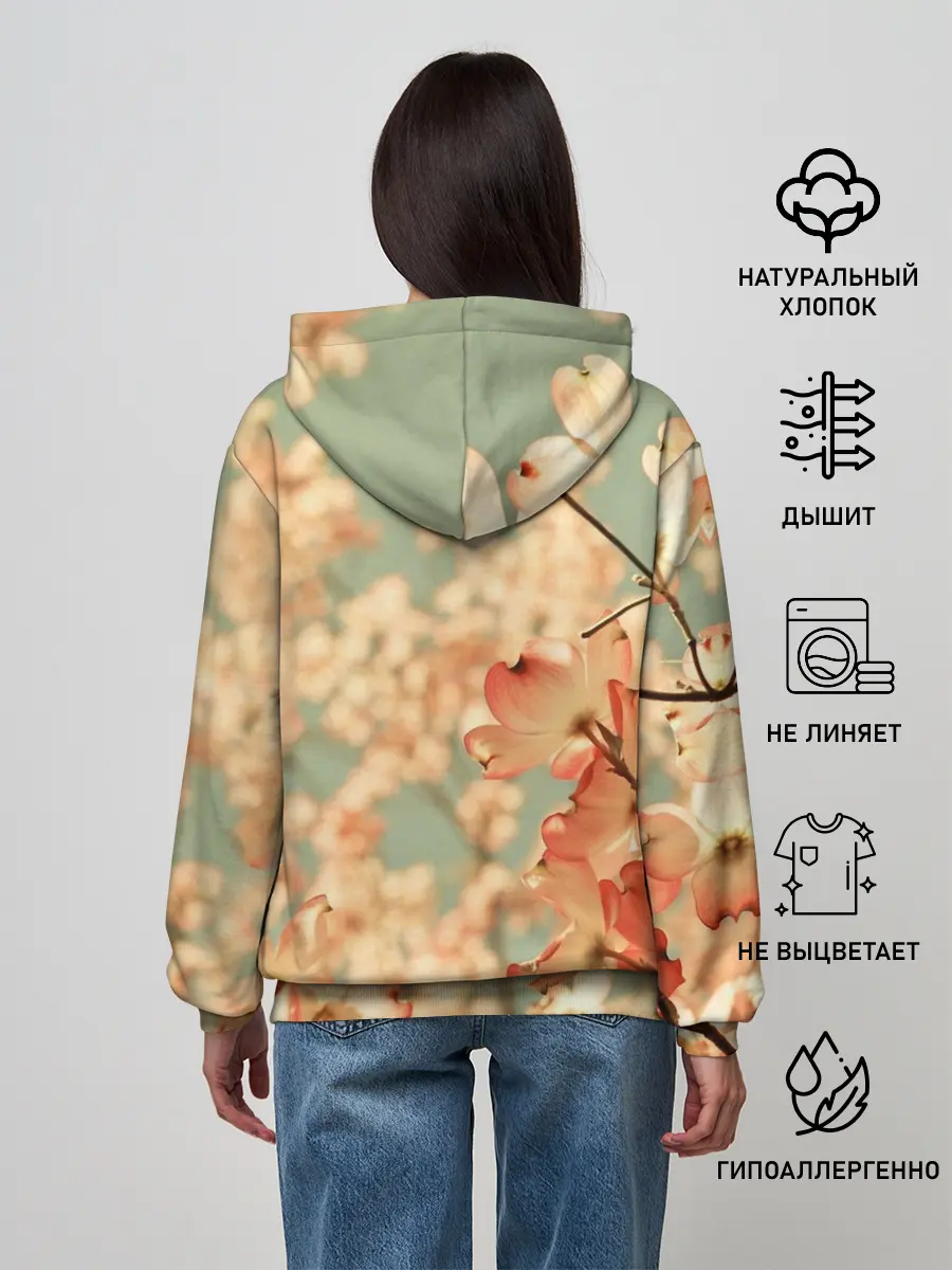 Женское худи / Flowers