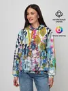Женское худи / Watercolor Flowers