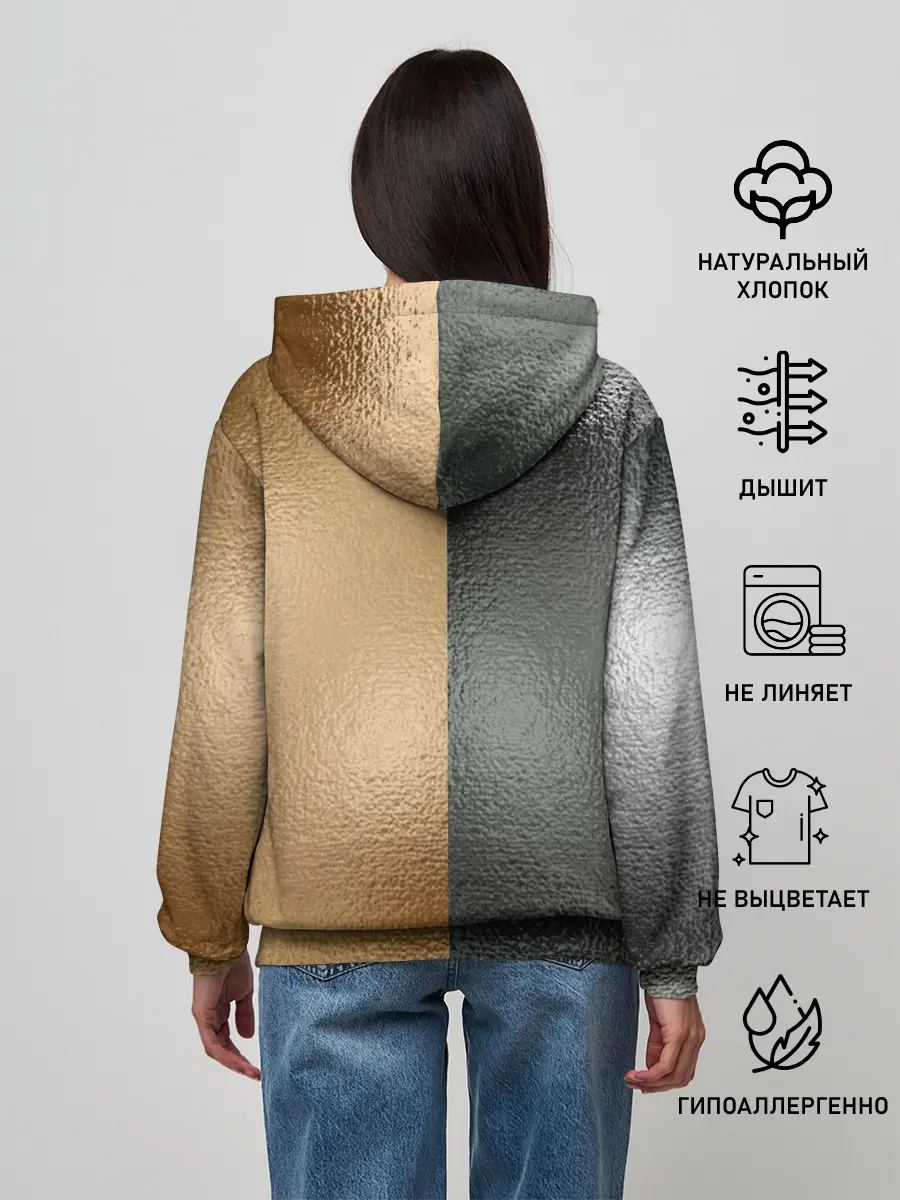 Женское худи / Золото и Серебро