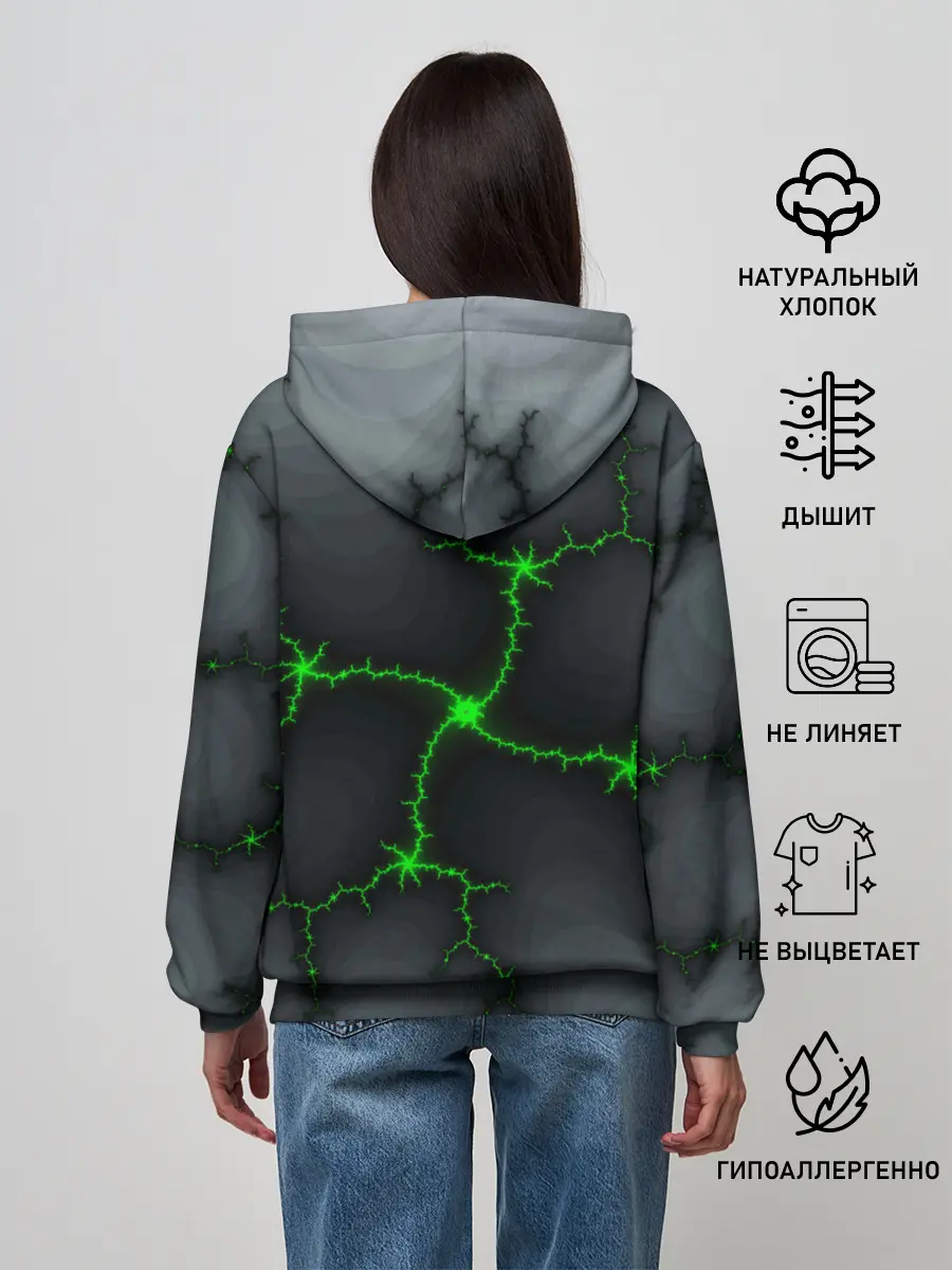 Женское худи / ABSTRACT LED