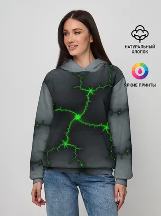 Женское худи / ABSTRACT LED