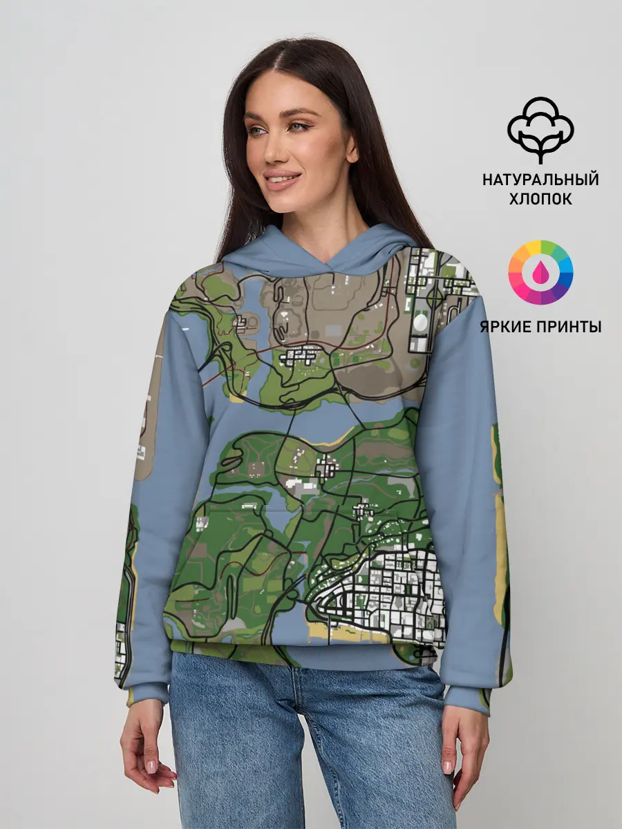 Женское худи / San andreas