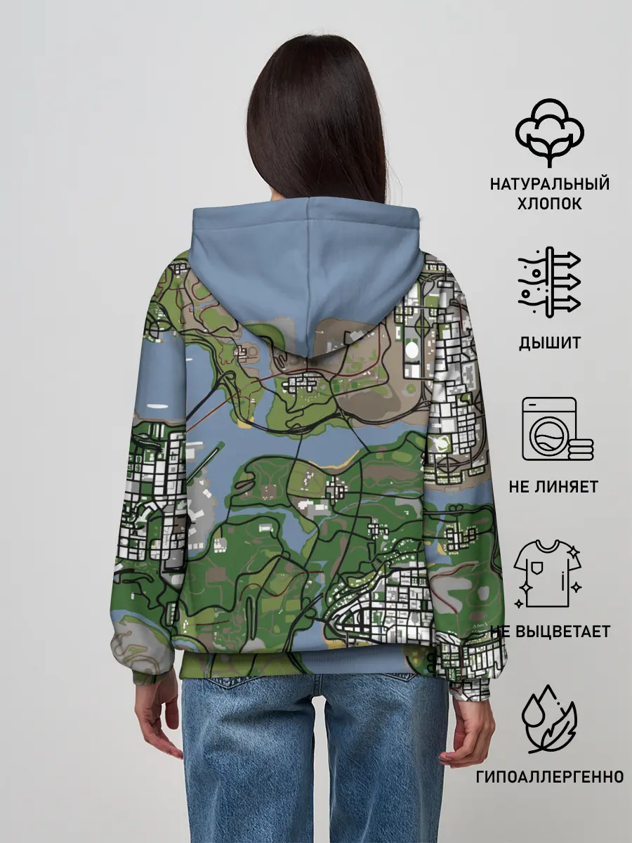 Женское худи / San andreas