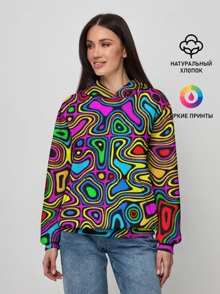 Женское худи / Психоделика
